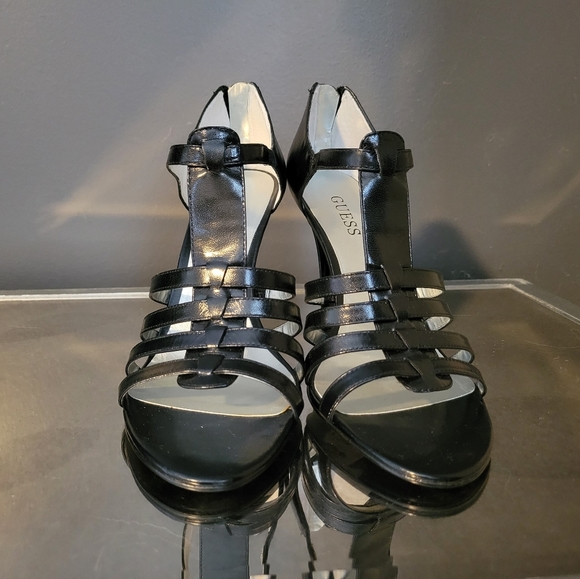 Guess Black Heeled Sandals - Picture 2 of 4